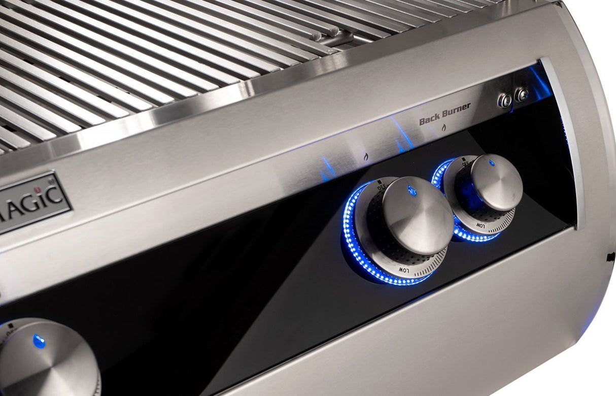 Aurora A830i Gas/Charcoal Combo Built - In Grill - Viva Alfresco