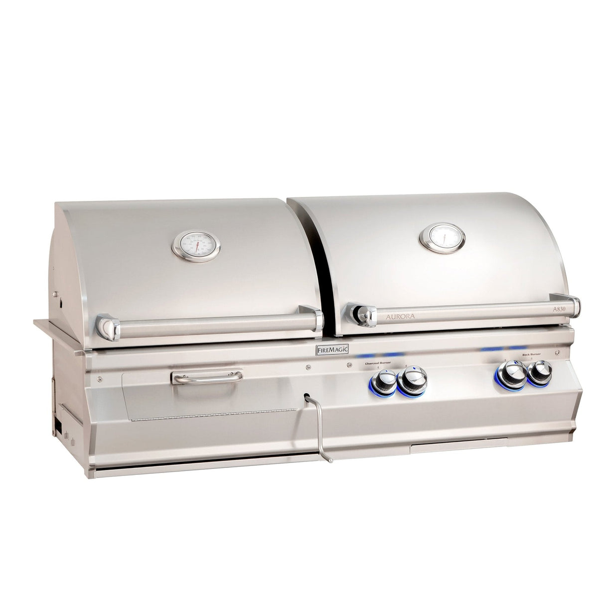 Aurora A830i Gas/Charcoal Combo Built - In Grill - Viva Alfresco