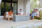 Bull BBQ Fully - Assembled High Profile Slim Rectangle Fire Pit - Viva Alfresco