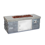 Bull BBQ Fully - Assembled High Profile Slim Rectangle Fire Pit - Viva Alfresco