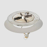Crystal Fire Plus Round Gas Burner Insert and Plate Kit - Viva Alfresco