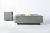 Elementi Bergamo & Lucerne Square Rounded Corner Fire Table - Viva Alfresco