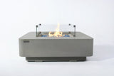 Elementi Bergamo & Lucerne Square Rounded Corner Fire Table - Viva Alfresco