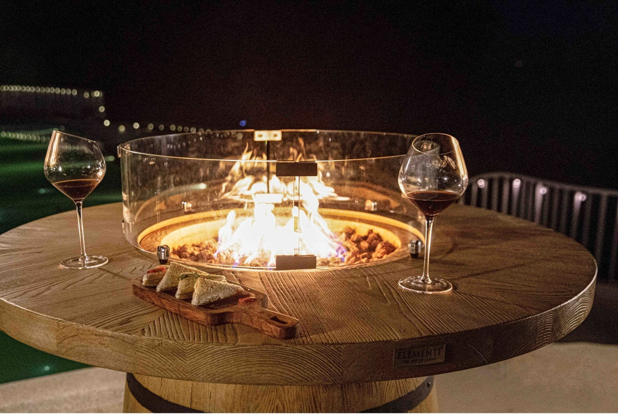 Elementi Lafite Fire Pit Bar Table - Viva Alfresco