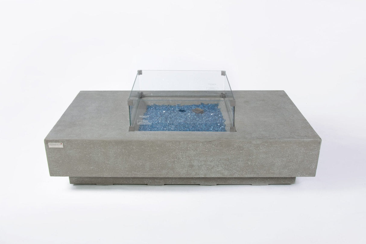 Elementi Monte Carlo & Cannes Carlo Rectangle Fire Table - Viva Alfresco