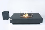 Elementi Monte Carlo & Cannes Carlo Rectangle Fire Table - Viva Alfresco