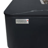 Elementi Plus Annecy Marble Porcelain Fire Table - Viva Alfresco