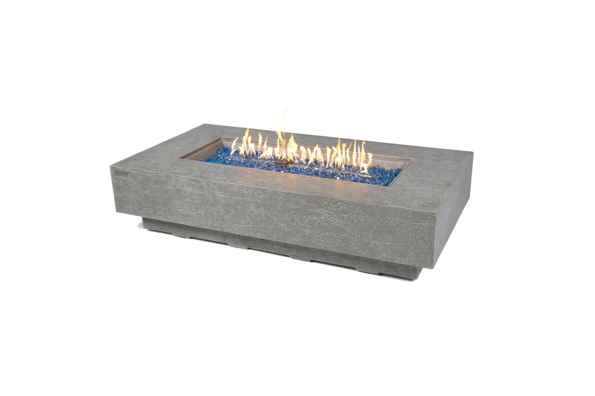 Elementi Riviera & Positano Rectangle Fire Table - Viva Alfresco