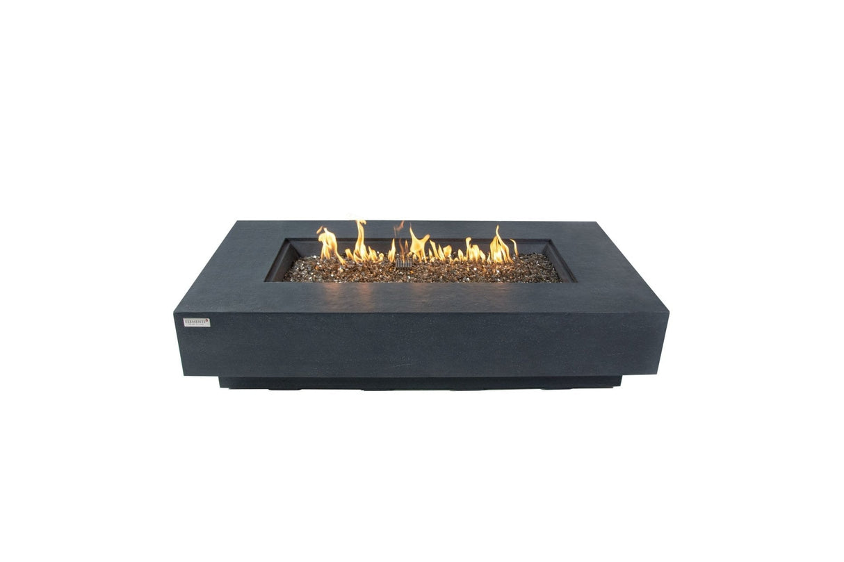 Elementi Riviera & Positano Rectangle Fire Table - Viva Alfresco