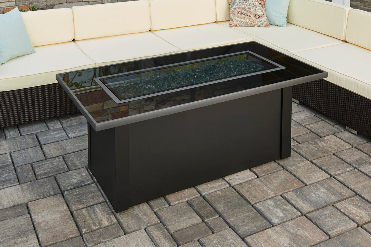 Monte Carlo Linear Gas Fire Pit Table - Viva Alfresco