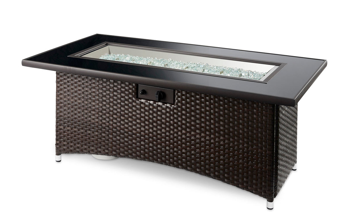 Montego Linear Gas Fire Pit Table - Viva Alfresco