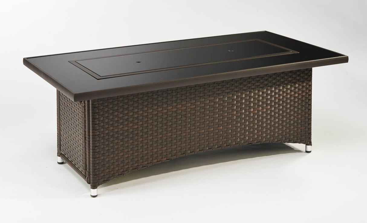 Montego Linear Gas Fire Pit Table - Viva Alfresco