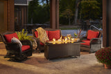 Montego Linear Gas Fire Pit Table - Viva Alfresco