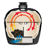 Primo Round Charcoal Grill Head - Viva Alfresco