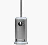 RADtec 96" Real Flame Natural Gas Patio Heater - Stainless Steel Finish (40,000 BTU) - Viva Alfresco
