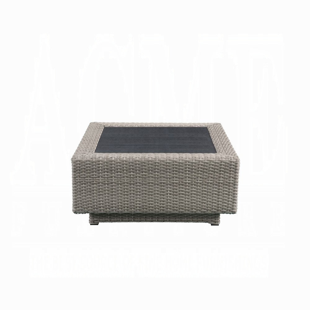 Salena Patio Sectional Sofa W/4 Pillows & Coffee Table - Viva Alfresco