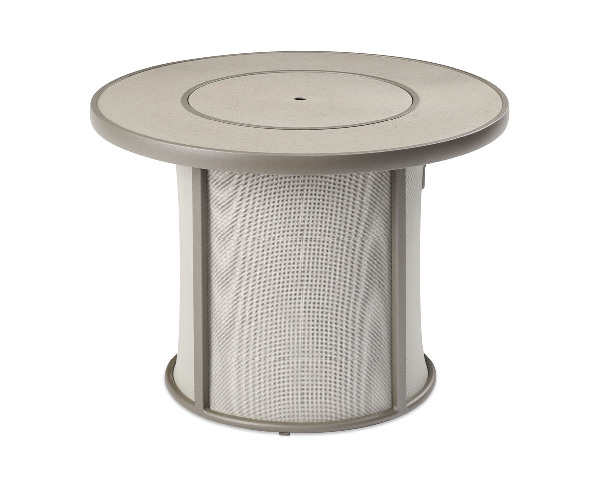 Stonefire Round Gas Fire Pit Table - Viva Alfresco