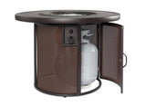 Stonefire Round Gas Fire Pit Table - Viva Alfresco