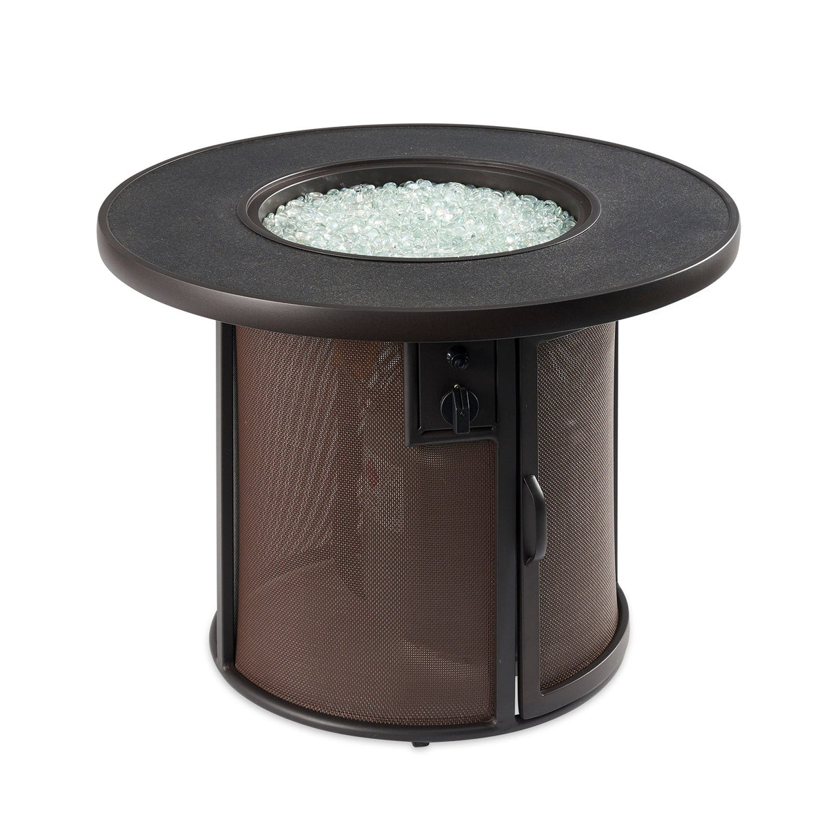 Stonefire Round Gas Fire Pit Table - Viva Alfresco