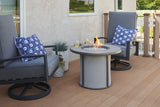 Stonefire Round Gas Fire Pit Table - Viva Alfresco