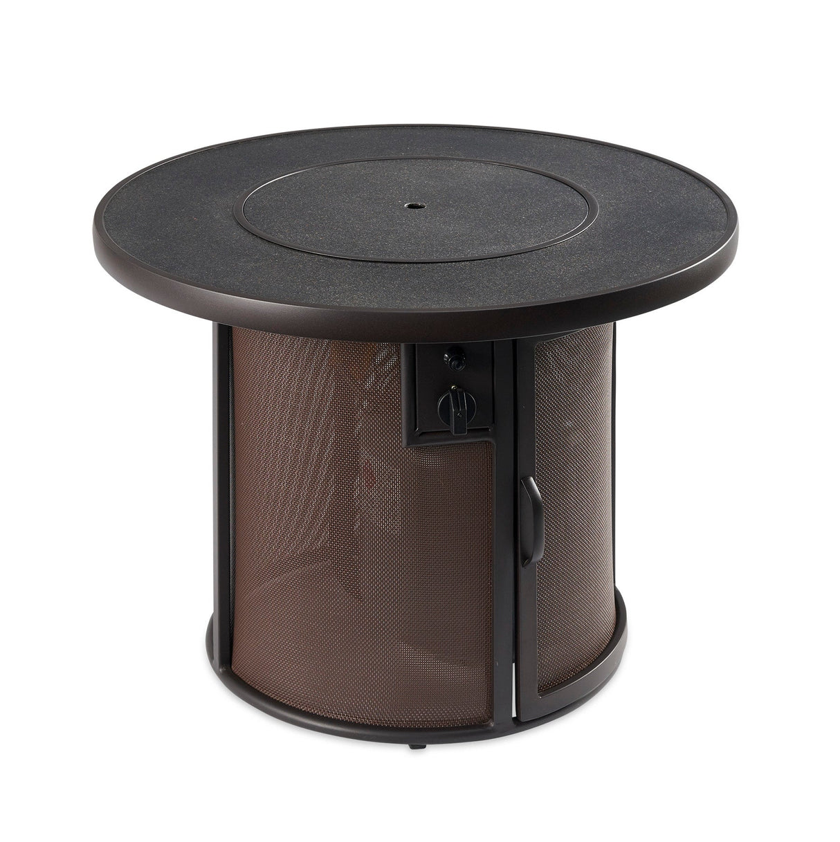 Stonefire Round Gas Fire Pit Table - Viva Alfresco
