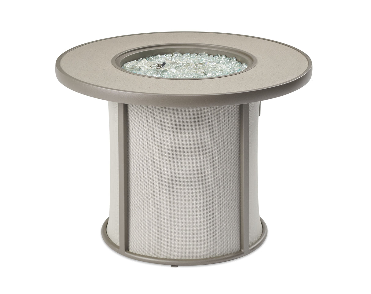 Stonefire Round Gas Fire Pit Table - Viva Alfresco