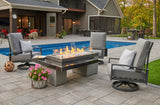 Uptown Linear Gas Fire Pit Table - Viva Alfresco